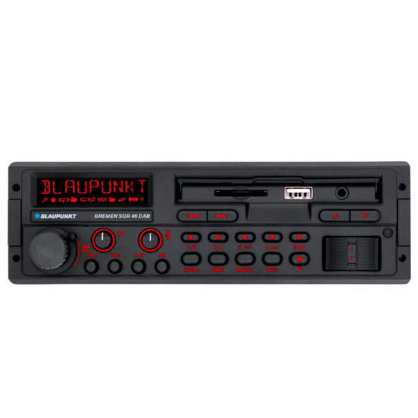 Blaupunkt Bremen SQR 46DAB Retro Single DIN With DAB+ RDS USB AUX Bluetooth Media Unit