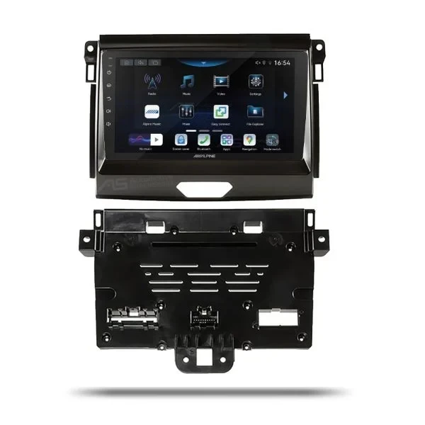 Alpine INE-AX809 Perfect Fit 9" CarPlay Android Auto Head Unit Kit For Ford Ranger (2015-2022)