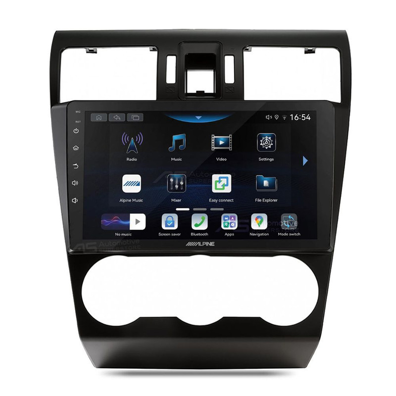 Alpine INE-AX809 Perfect Fit 9" CarPlay Android Auto Head Unit Kit For Subaru Various (2012-18)