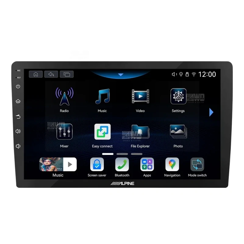 Alpine INE-AX809 Perfect Fit 9" CarPlay Android Auto Head Unit Kit For Honda Civic MK8 FN (2005-2011)