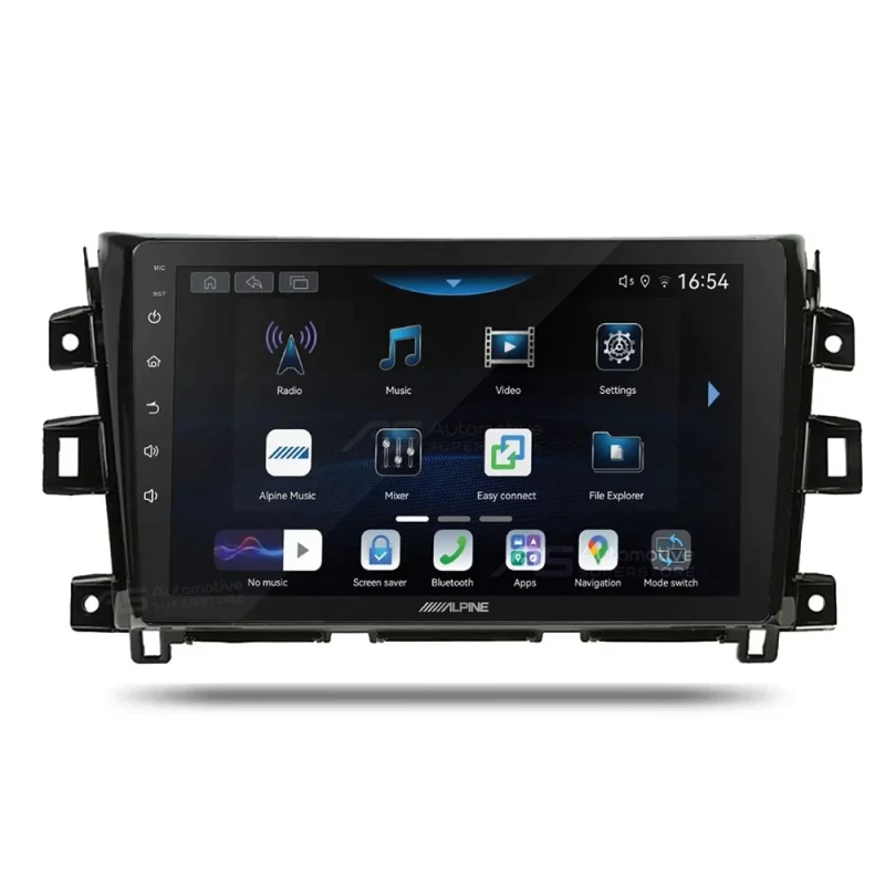 Alpine INE-AX809 Perfect Fit 9" CarPlay Android Auto Head Unit Kit For Nissan Navara (2015-2021)