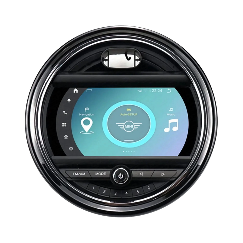 PBA MI80GXI 9" Circular Radio Android Auto OS CarPlay For Mini Cooper Clubman BIS01 EVO-BIS
