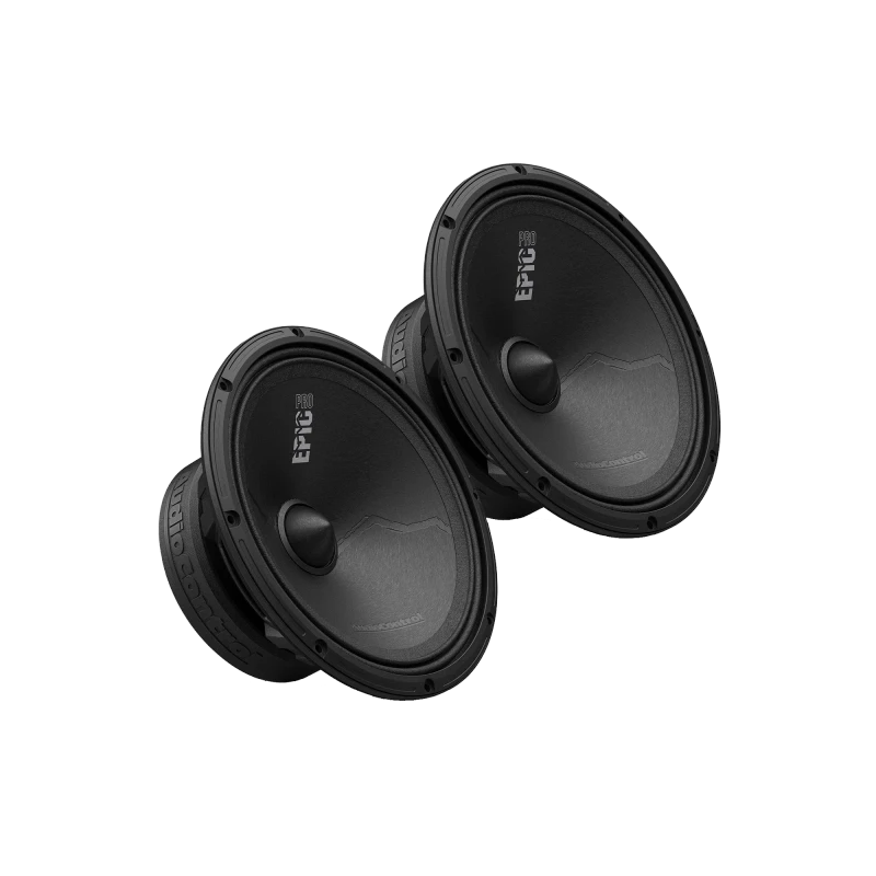 AudioControl EPICPRO8X Pair 8" (200mm) Midrange Speakers 4Ω 250W RMS High Efficiency SPL