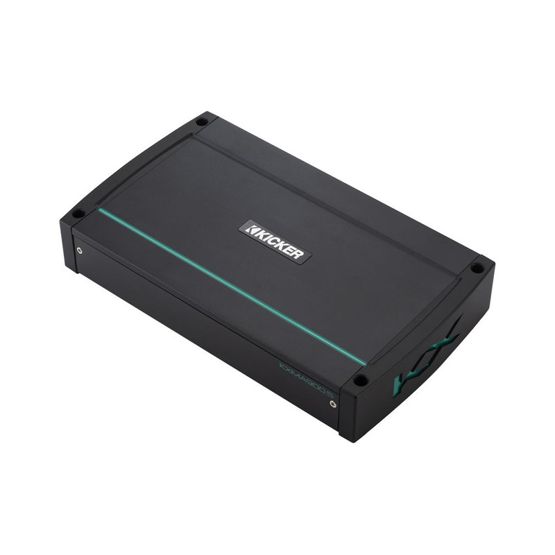 Kicker KA48KXMA9005 Marine 900W 5 Channel Class D System Amplifier Wired Bass Controller