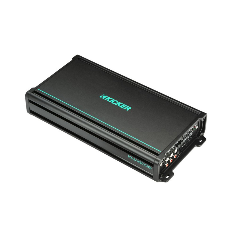 Kicker KA48KMA6006 KM Marine 600W 6 Channel Class D Full Range Amplifier Marine Audio