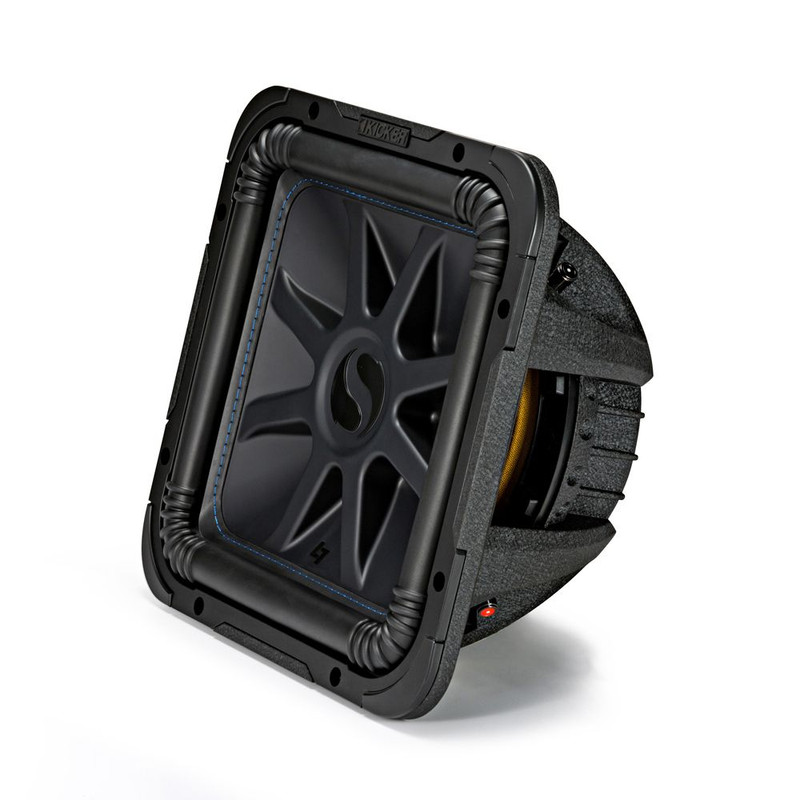 Kicker KA44L7S122 Solo Baric L7S 12" (300mm) Square Dual Voice Coil Subwoofer 750W RMS