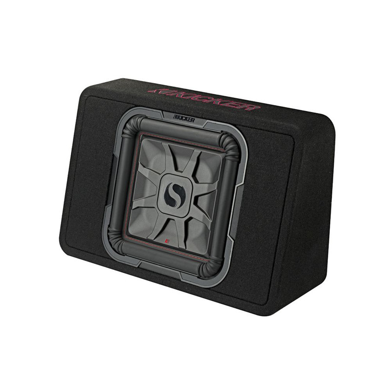 Kicker KA46TL7T122 Solo Baric L7T 12" 2 Ω Thin Profile Loaded Subs 600W RMS Bass Enclosure