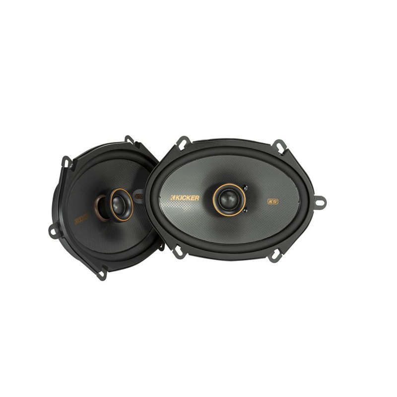 Kicker KA47KSC6804 KS 6x8" 160x200mm Coaxial Speakers High Power Silk Dome Tweeter