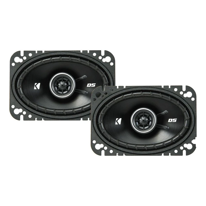 Kicker KA43DSC4604 DS 4x6" 4Ω Coaxial Speakers (100x160mm) Audio Power System 30W RMS