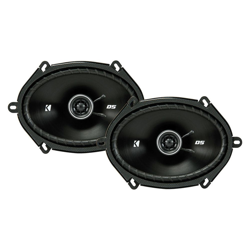 Kicker KA43DSC6804 DS 6x8" Coaxial Speakers (160x200mm) Audio Power System 50W RMS