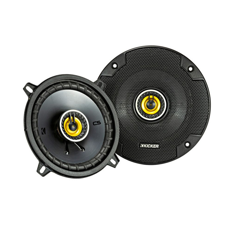 Kicker KA46CSC54 CS 5.25" 4Ω Coaxial Speakers (130mm) Pro Audio Power System 75W RMS