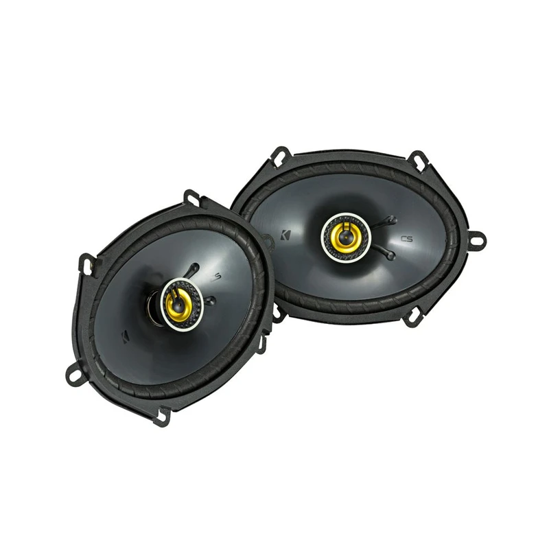 Kicker KA46CSC684 CS 6x8" 4Ω Coaxial Speakers (160x200mm) Audio Power System 75W RMS