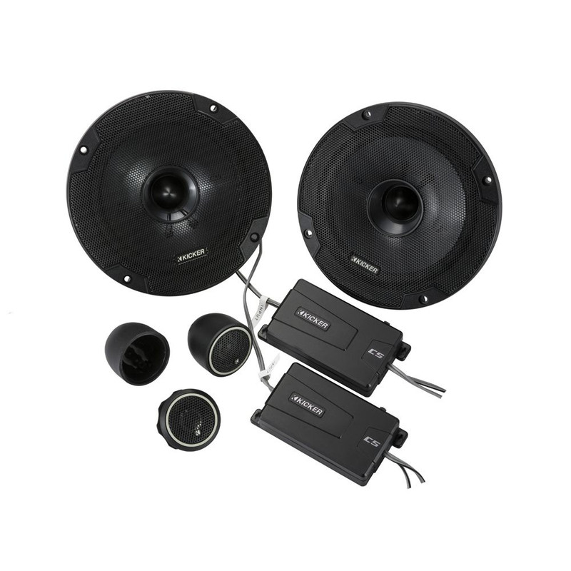 Kicker KA46CSS654 CS 6.5" 4Ω Component Speakers (160mm) Audio Power System 100W RMS