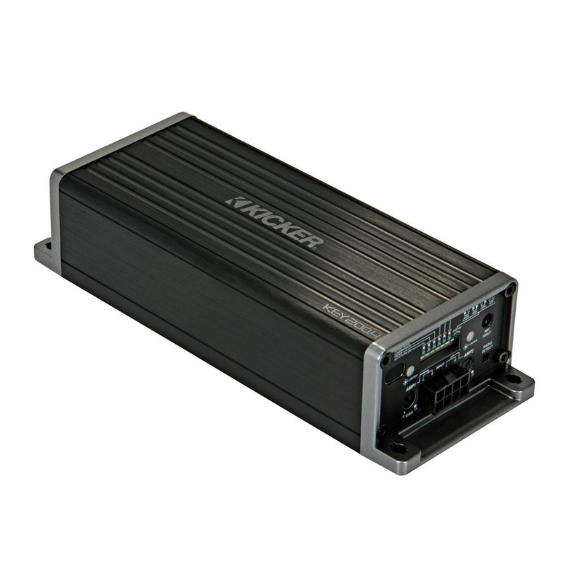 Kicker KA47KEY200.4 KEY 200W 4 Channel Smart Amplifier 4Ohm Pro Audio Power System Elite