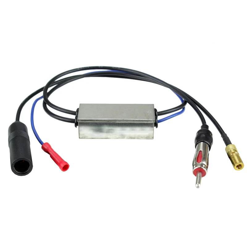 ATD CAA-13501 DAB Splitter Aerial Adaptor Male DIN to Female DIN with SMB connector
