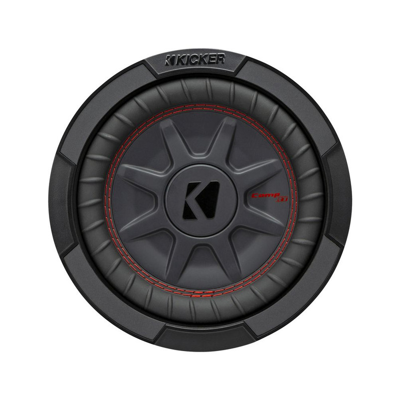 Kicker KA48CWRT82 CompRT 8" 2Ω Thin Profile Dual Voice Coil Subwoofer Audio Power System