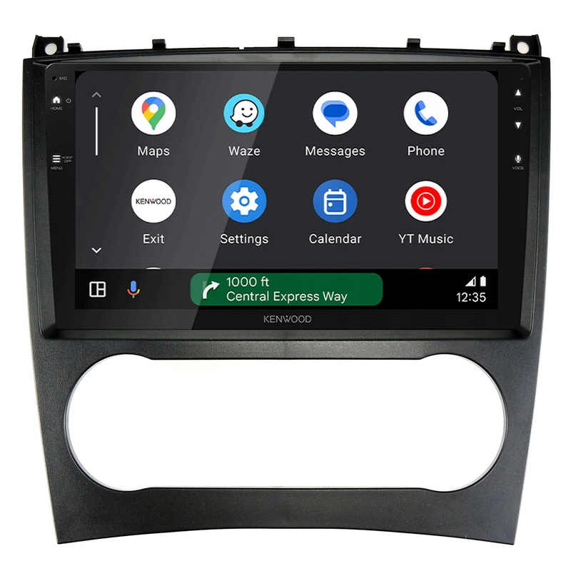 Kenwood DMX80AXS Perfect Fit 9" Radio Android Auto & CarPlay For Mercedes C-Class NTG1 HK