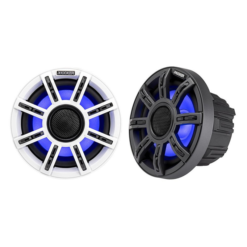 Kicker KA51MSC65 MSC Marine 6.5" (165mm) Premium Coaxial Speaker RGB LED & Dual Grills