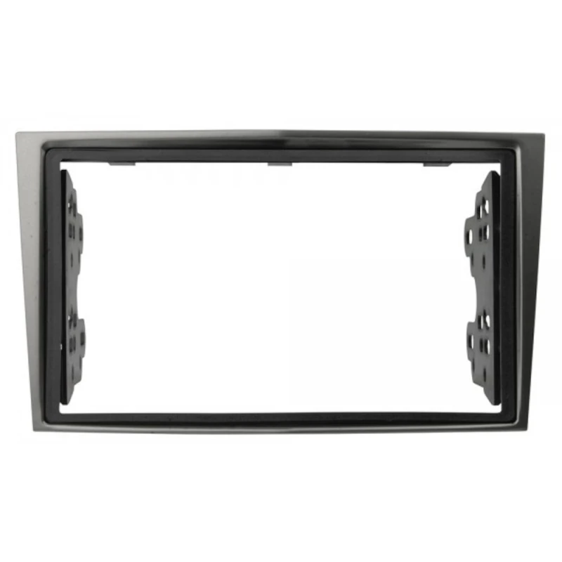 ATD RFP-11090 Double DIN Car Radio Fascia Panel For Vauxhall Astra Corsa Zafira (Silver)