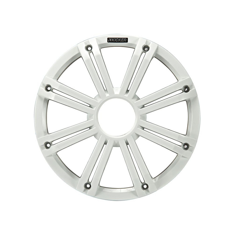 Kicker KA45KMG10W KM Marine 10" White LED Subwoofer Grill Marine Waterproof Protection