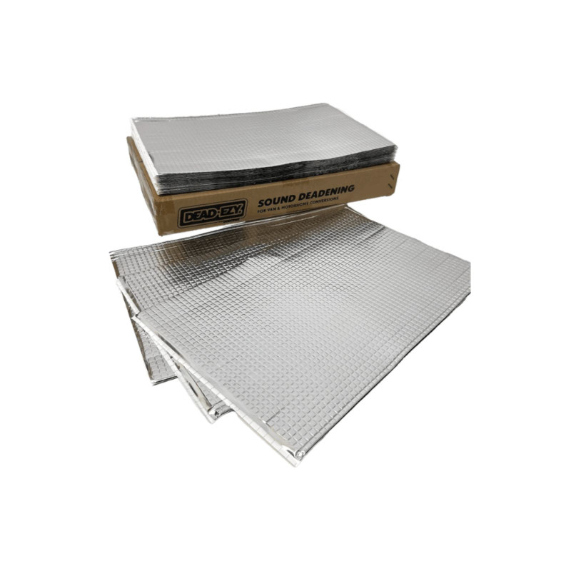 Dodo Mat DEAD-EZY 1.5mm Sound Deadening Mat 20 Sheets 1.8m² Coverage 5kg Sound Pro