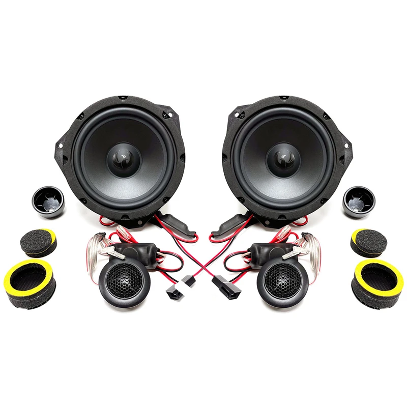 Phoenix Gold ZDSKFO1 OEM-Fit 6.5" (165mm) 2-Way Component Speaker Kit For Fiat & Alfa Romeo