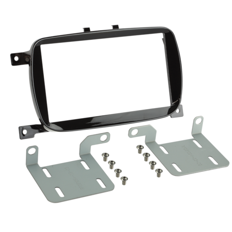 ATD RFP-50657 Double DIN Car Radio Fascia Frame Panel For Fiat 500 (2016-2021)