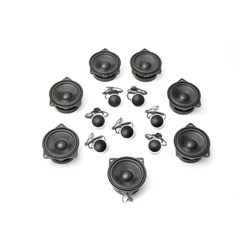 Bavsound Premium Top Hi-Fi 2Ω Stage One Speaker Upgrade Kit Fit For BMW X5/X6 (2007-2014)