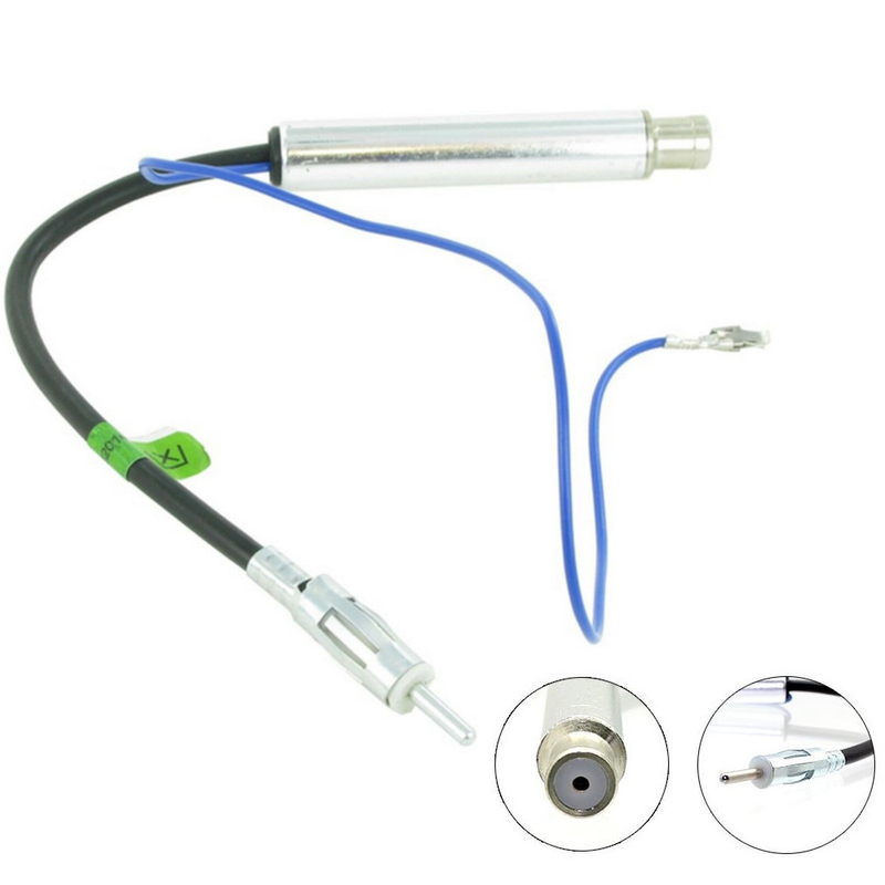 ATD CAA-13012 Phantom ISO DIN Powered Aerial Antenna Adaptor For Audi Seat Vauxhall VW Alfa
