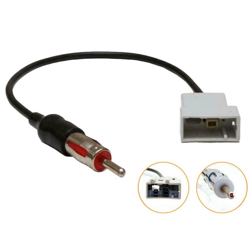ATD CAA-13004 Car Aerial To DIN Antenna Connector Adaptor Lead For Subaru Impreza (2007-2011)