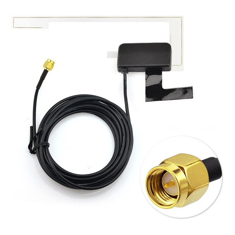 ATD UCA-70927 SMA Connection Car Aerial Glass Mount Windscreen For DAB Digital Radio Antenna