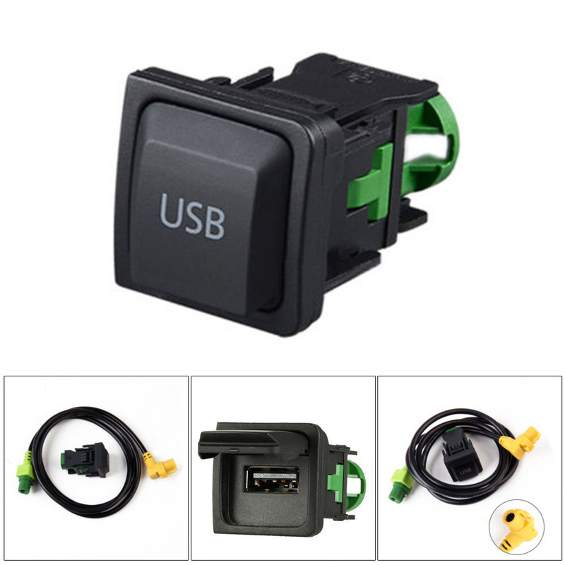 ATD FFU-17026 Factory USB Switch Port Socket For VW Jetta Golf MK5 MK6 ...