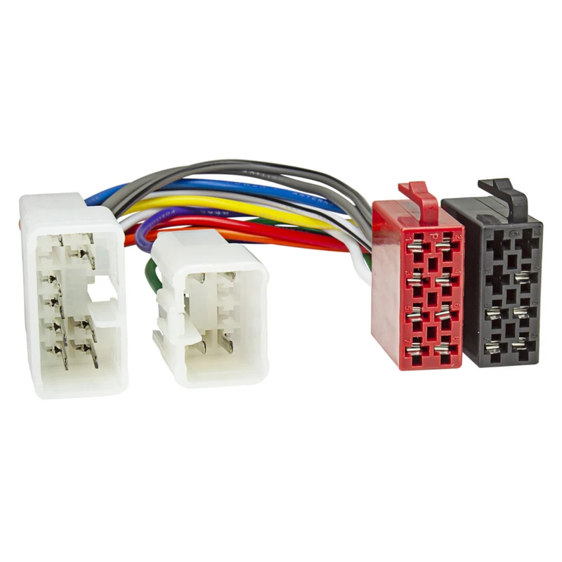 ATD ISO-12022 ISO Radio Harness Adaptor For Daihatsu Lexus & Toyota Two white plug 24 pin