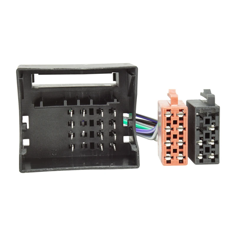 ATD ISO-12023 ISO Radio Harness Adaptor For Ford Quadlock With 12v Accessory Feed In Plug