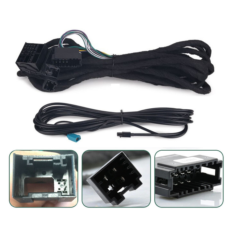 ATD ABC-20016 Fibre Optic Amplifier AWG 6m Bypass Cable For Mercedes With HK D2B & MOST