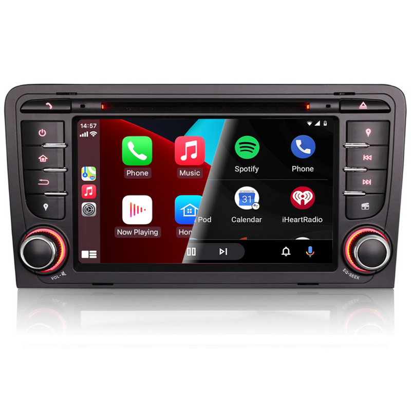 PBA A85PRO-47A 7" Android 12.0 Sat Nav GPS With CarPlay Android Auto Radio For Audi A3 MK2