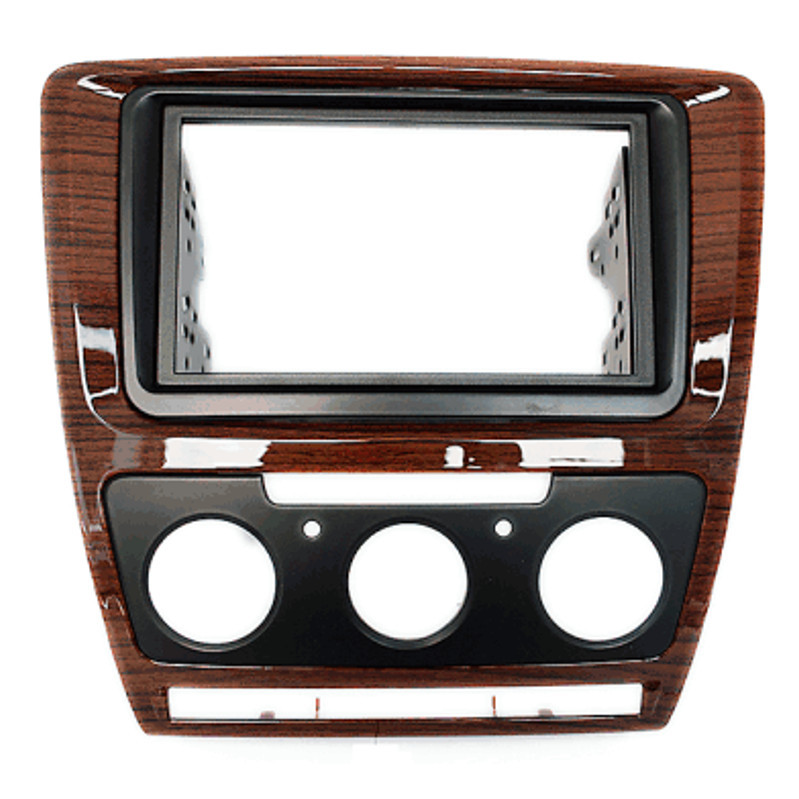 ATD 11-206 Fascia Panel Double DIN For RNS Skoda Octavia (2008-2013) With Manual Air Conditioning
