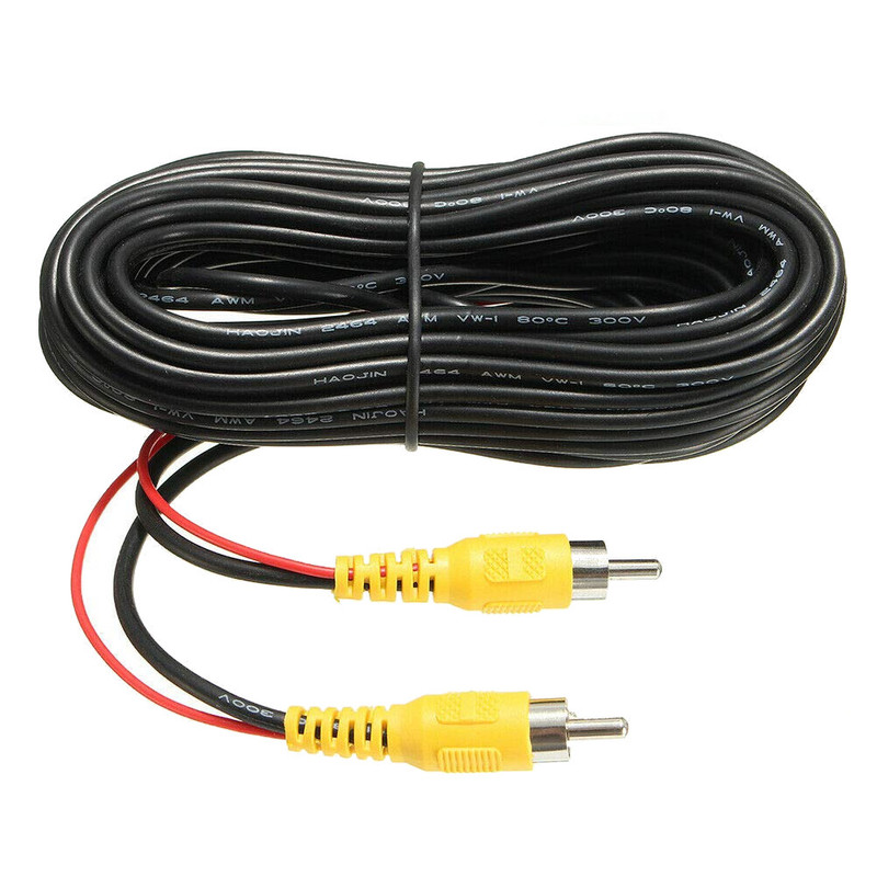 ATD CCA-18544 10m Rear View Reverse Camera RCA Video Cable With BuiltIn Trigger Wire 10 Meters