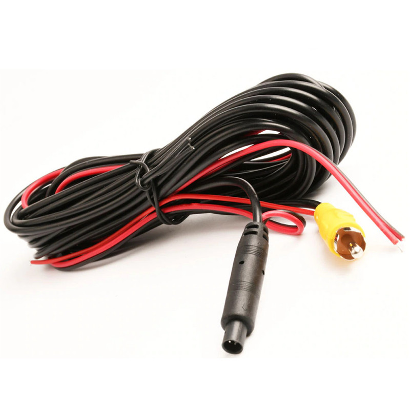 ATD CCA-18460 Reverse Camera 4 Pin To RCA Video Cable With Trigger Wire 6000mm Length 6m