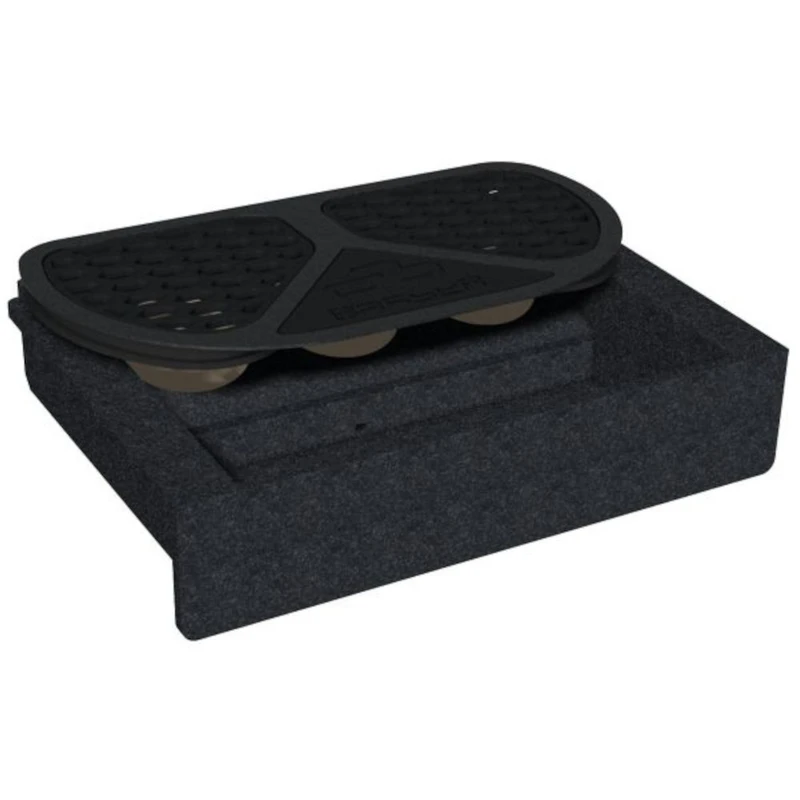 Basser FBBMW02 8" Fit-Box Triple Subwoofer (X3) Enclosure For BMW X6 F16 (2015-2020)