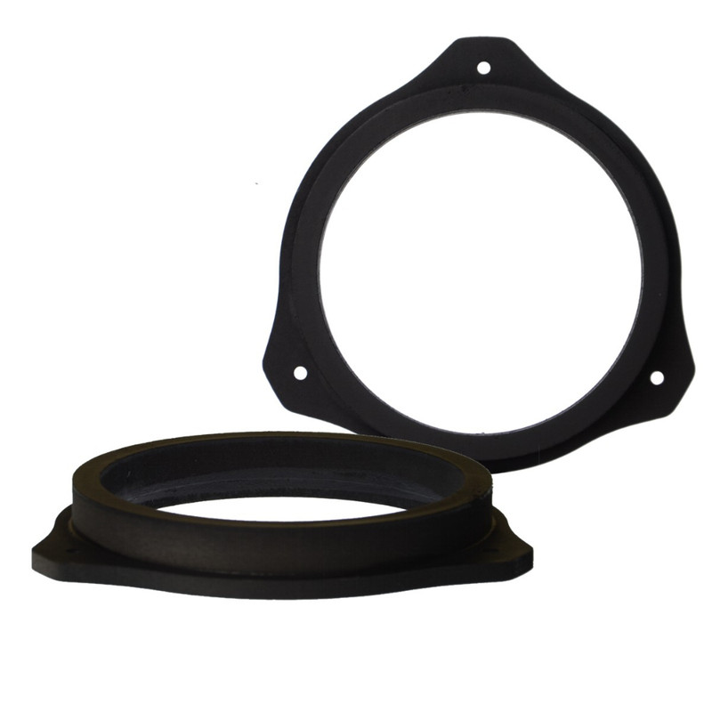 Basser DMKIA02 MDF Front And Rear Door Speaker Adapters Rings For Kia Rio (2011-2017)