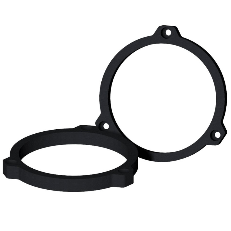 Basser DMKIA03 MDF Front And Rear Door Speaker Adapters Rings For Kia Stonic (2017-2022)