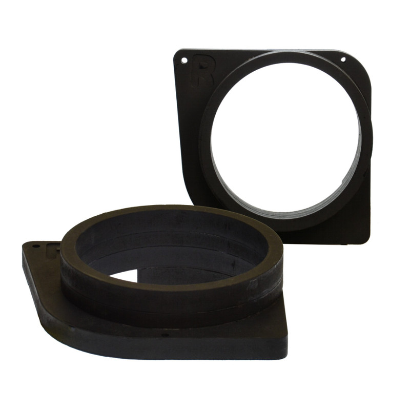 Basser DMPEUG03 MDF 165mm Front Door Speaker Adapters Rings For Peugeot 307 (2001-2011)