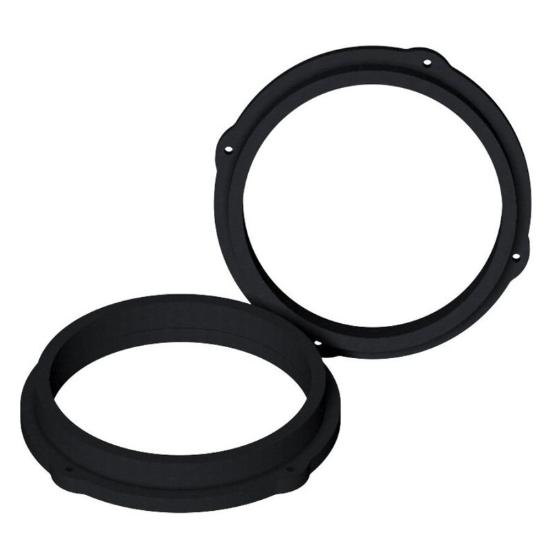 Basser DMSEAT03 200mm Front Door Speaker Adapters Rings For Seat Leon Mk3 (2012-2020)