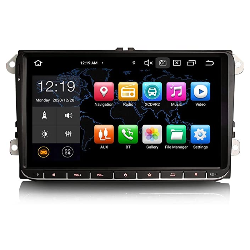 PBA A85PRO-52V 9"Android 12 Radio GPS Nav CarPlay Auto IPS DSP Head Unit For VW T6 MQB