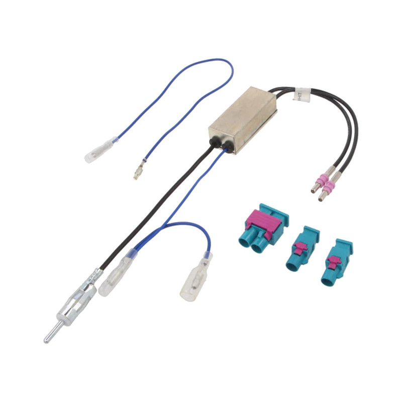 ATD CAA-13769 Fakra Double Aerial Adaptor Build Kit For VW Skoda Audi ...
