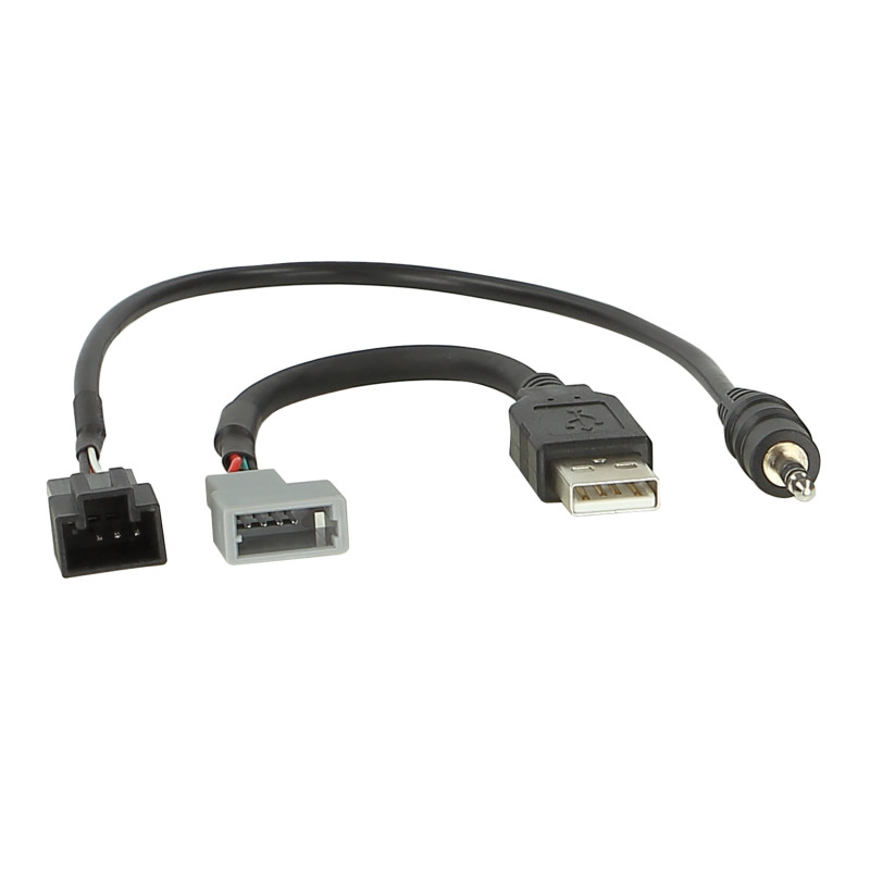 ATD URC-24102 Factory USB & AUX Retention Adapter For SsangYong Musso & Tivoli (2015-2021)