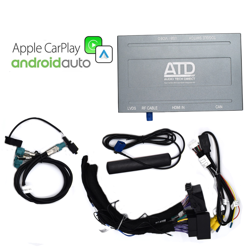 ATD SPI-77500 CarPlay Android Auto Interface Front Rear Camera Kit For VW Skoda MIB 5F Radio