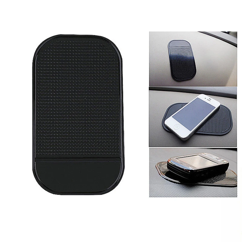 ATD MIS-31561 Plastic Car Dashboard Device Holder Anti-Slip Skid No Residue Mat In Black