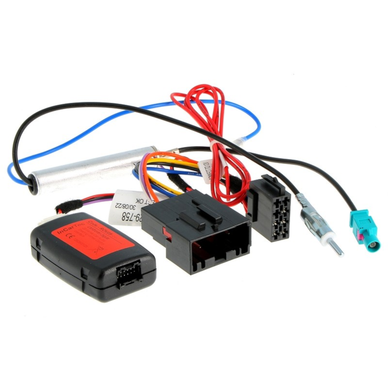 InCarTec 29-758 Steering Wheel Interface ISO For Land Rover Discovery Freelander Range Rover